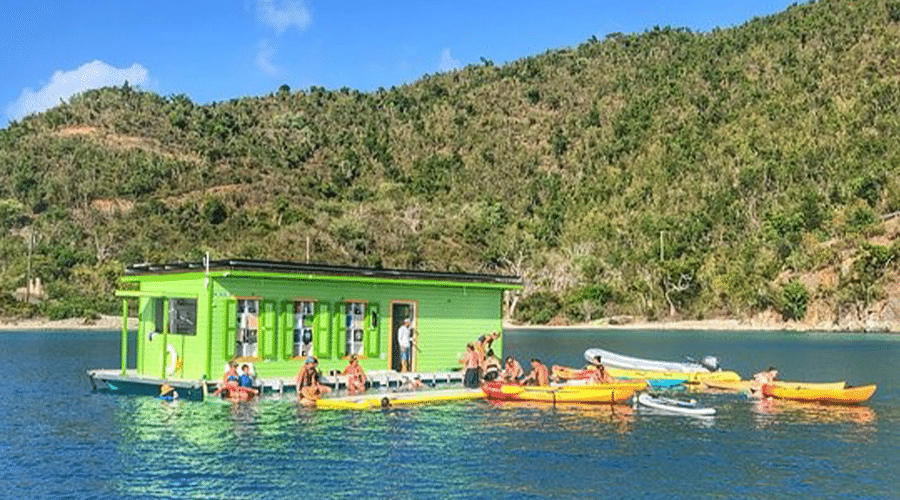 Lime Out taco bar on St. John, VI